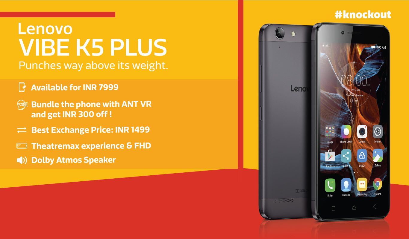 10 reasons why the Lenovo Vibe K5 Plus is a #KnockOut phone