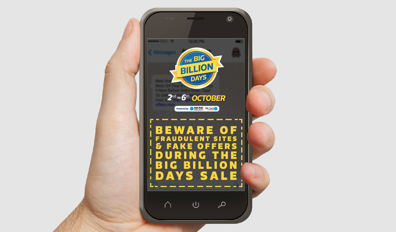 Beware of fraudulent sites and fake offers misusing Flipkart’s name